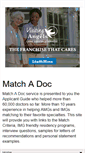 Mobile Screenshot of matchadoc.com