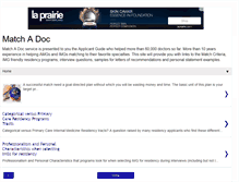 Tablet Screenshot of matchadoc.com